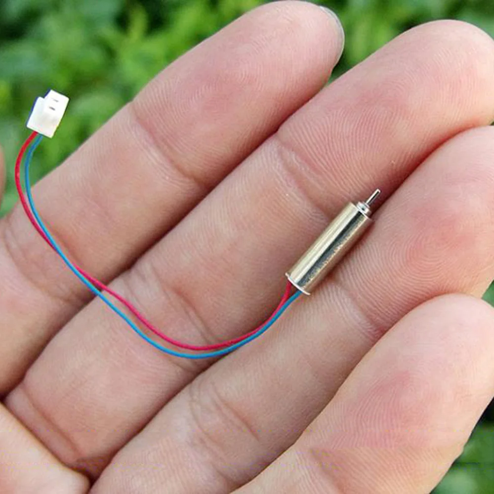 Миниатюрный двигатель без сердечника 412, постоянный ток 5 В, 58000 об/мин, ультра высокая скорость, NdFeB, Сильный магнитный микро двигатель 4*12 мм, летательный аппарат, Радиоуправляемый Дрон, игрушка, 3 шт.