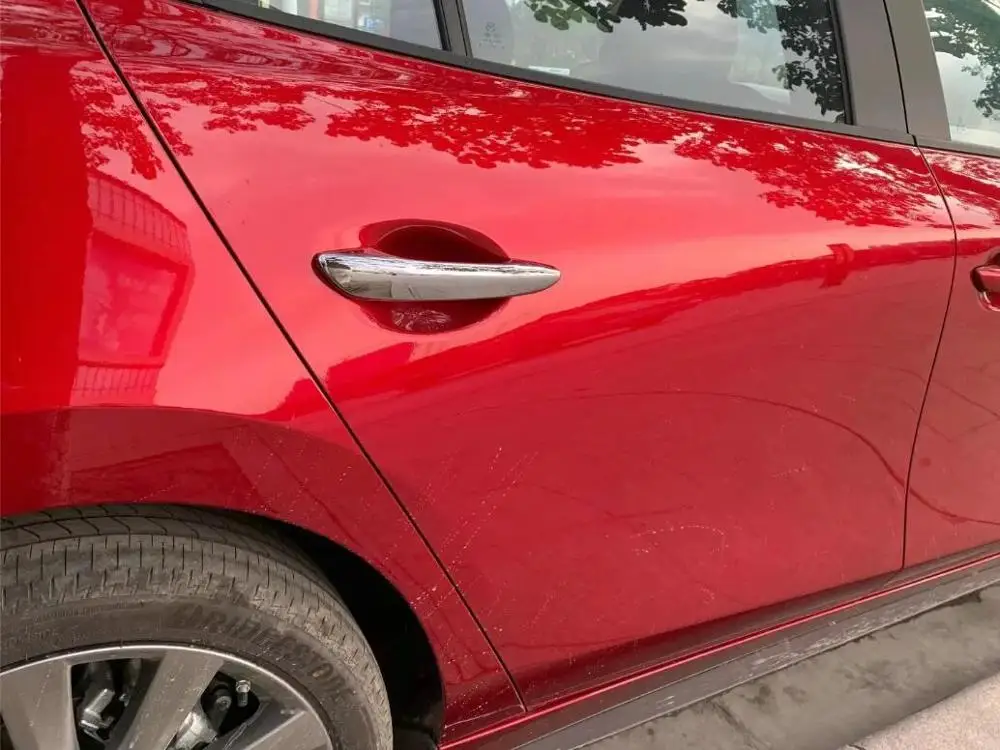 Высококачественная Автомобильная хромированная накладка на дверную ручку из