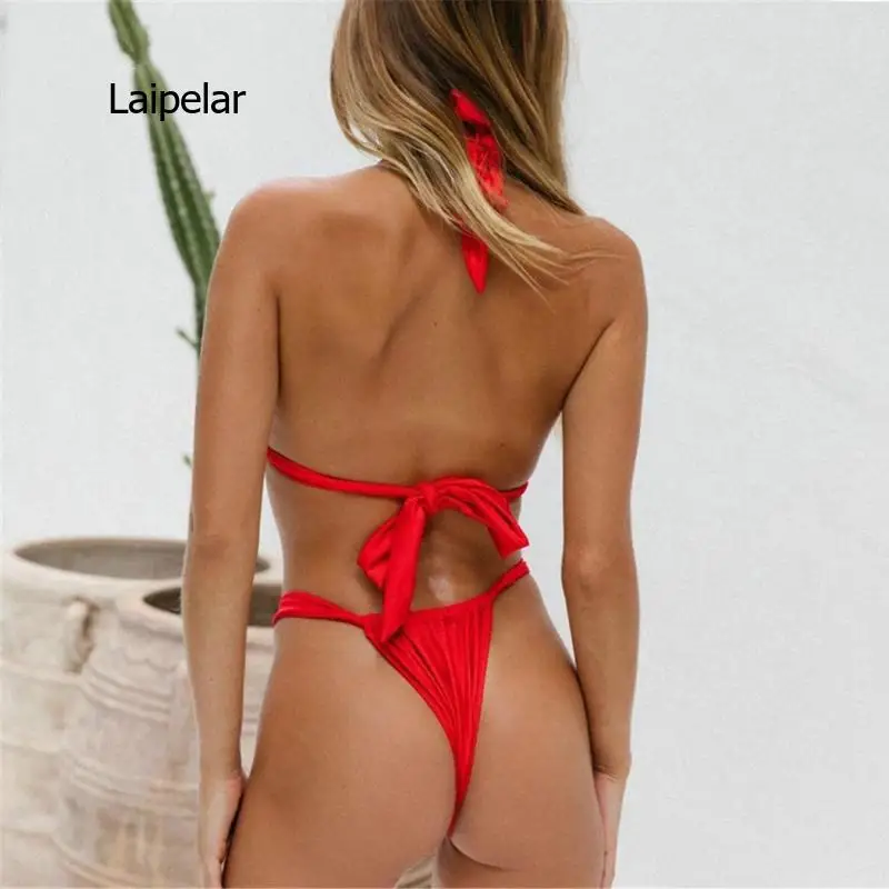 2021 New Solid Color Swim Bikini Bandage Bra Sexy Multicolor Bright Satin Soft Sexy Women's Beach Wear 6 2021 New Solid Color Swim Bikini Bandage Bra Sexy Multicolor Bright Satin Soft Sexy Women's Beach Wear 6