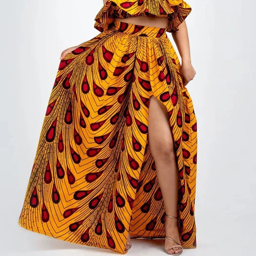 Африканская печать новинка 2020 Дашики базин вощеная одежда юбки с высокой талией
