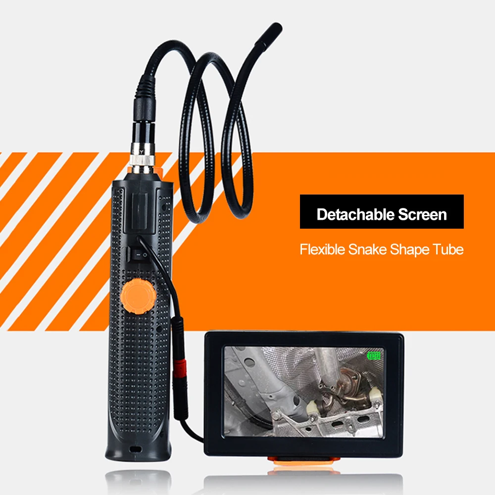 Профессиональный 4 3 дюйма высокой четкости Водонепроницаемый эндоскоп