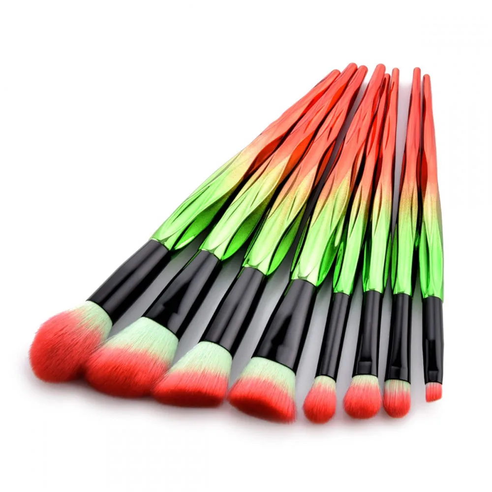 Pro Leaf Косметические кисти для макияжа Набор инструментов Красочные Тени Карандаш