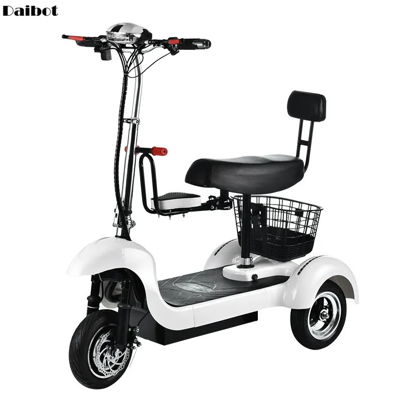 

Powerful Electric Scooter 3 Wheel Electric Scooters 12'' Electric Tricycle Adult With Child Seat 500W 35KM/H