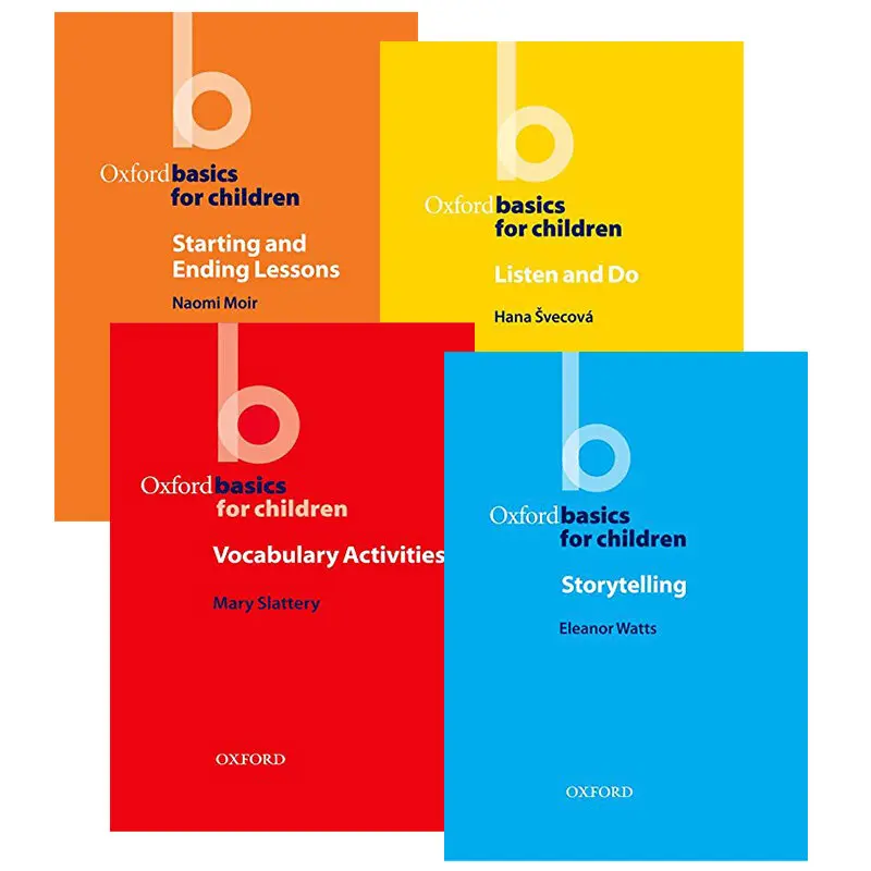 

4Pcs Oxford Basics for Children OUP Oxford Original Language Learning Books