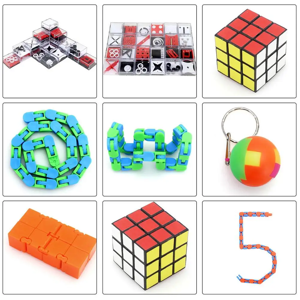 

24 Pack Fidget Sensory Decompression Toy Set Squisy Toy Fidget Sensory Squeeze Toys Stress Relief Toys For Children Adults