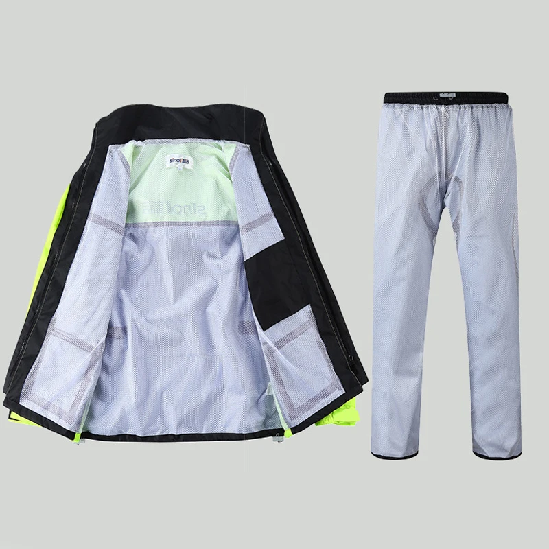 SINOLL мотоциклетный дождевик + дождевые штаны дождевой костюм Водонепроницаемая