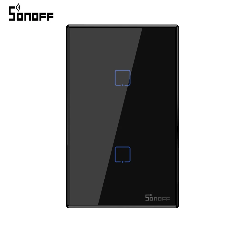 Беспроводной настенный высветильник ель Sonoff T3 RF433 с Wi Fi и управлением через