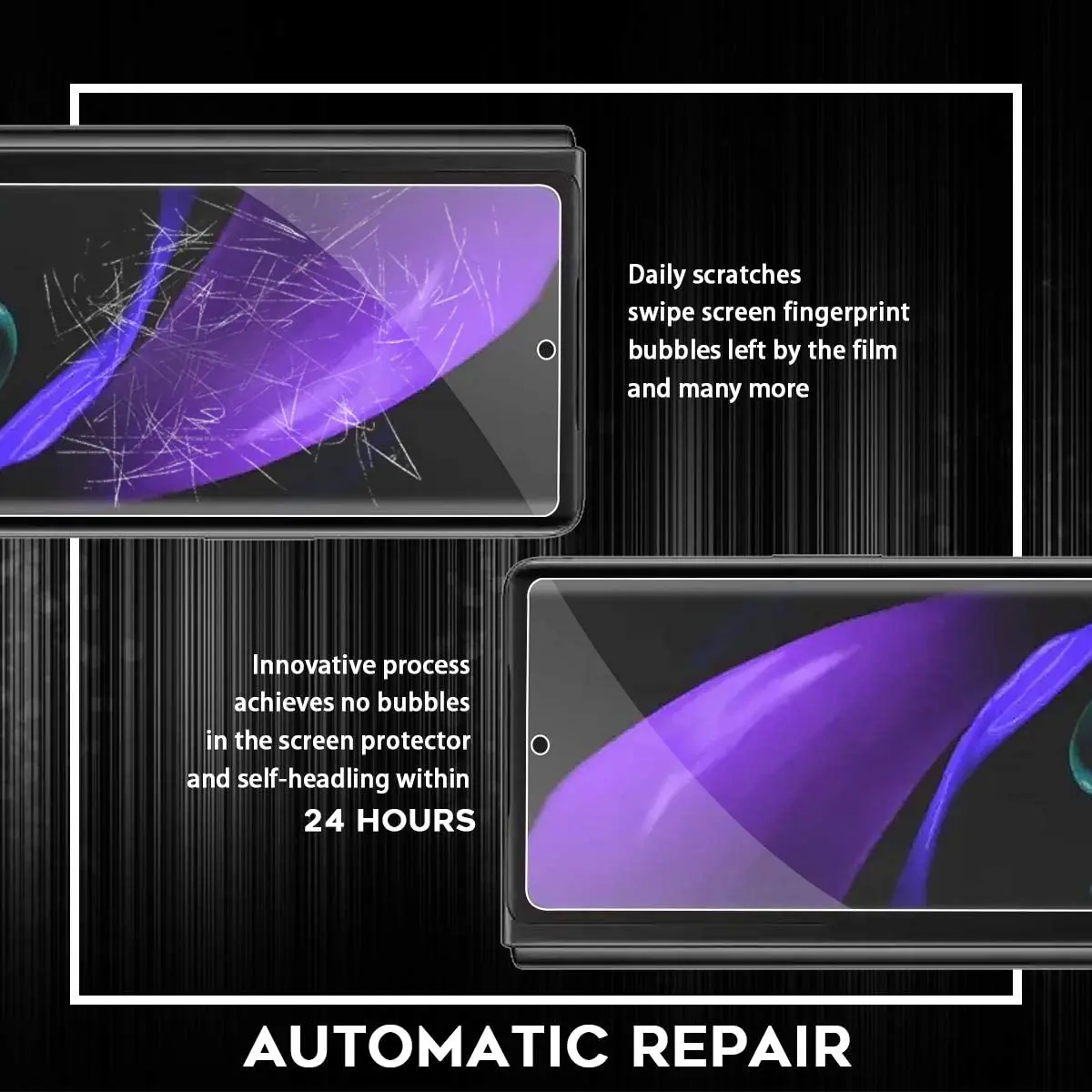 3in1 hydrogel film for samsung galaxy z fold 3 5g full coverage screen protector front back protective film for samsung z fold3 free global shipping