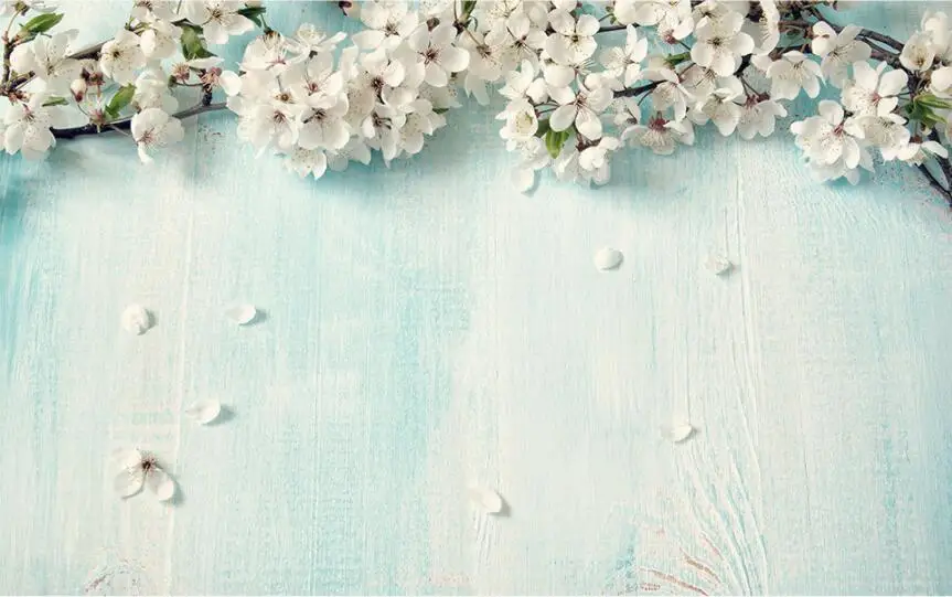 Современный фон CJSIR для гостиной 3d обои свежие синие деревянные зернистые