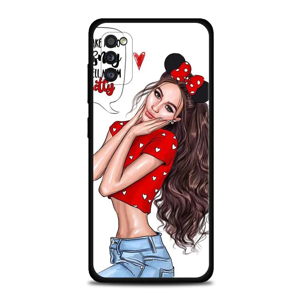 

Mom and baby Mobilephone Shell For Samsung A90 A80 A70 A50 A70s A60 A50s A40 A30s A30 A20s A20e A20 A10s A10e A10 Funda