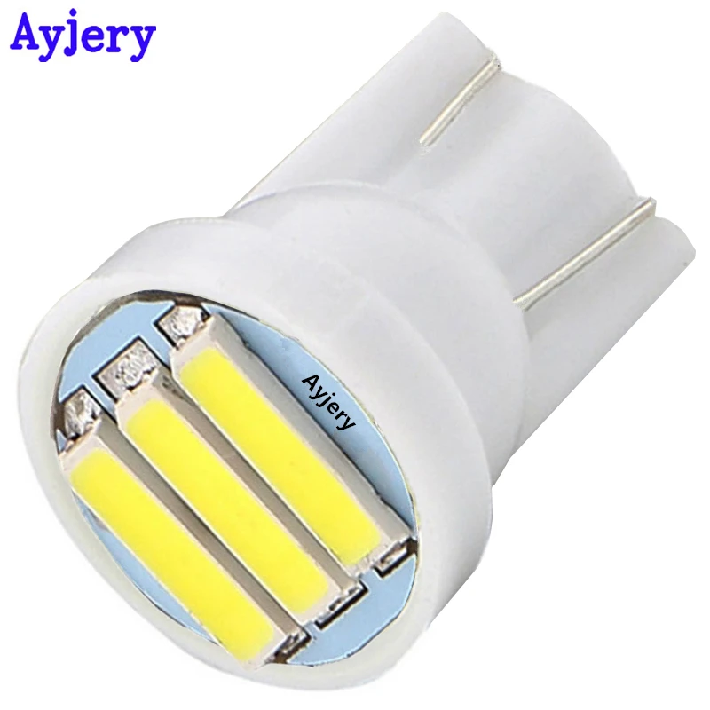 Высокое качество! 50 шт. T10 7014 3 SMD Led 194 927 161 W5W автомобильные приборные огни