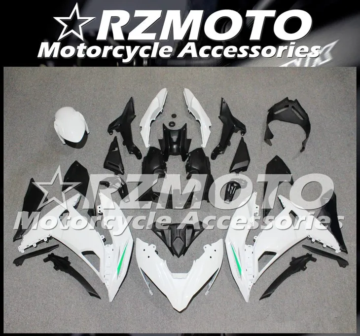 

New Style ABS Motorcycle Complete Fairings kit Fit for kawasaki Ninja 650 ER6F 2017 2018 17 18 Bodywork set white