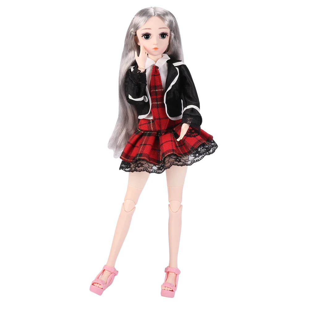 Style 07 UCanaan BJD кукла, 1/4 SD куклы 18 дюймов 18 мяч шарнирные куклы с одеждой наряд обувь парик волосы макияж лучший подарок для девочек - Цвет: Style 07