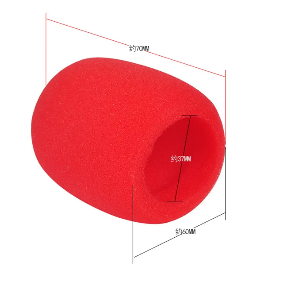 

NEW 10pcs Candy Color Handheld Stage Microphone Mic Cover Windscreen Sponge Foam Studio Protective Grill Shield For KTV DJ