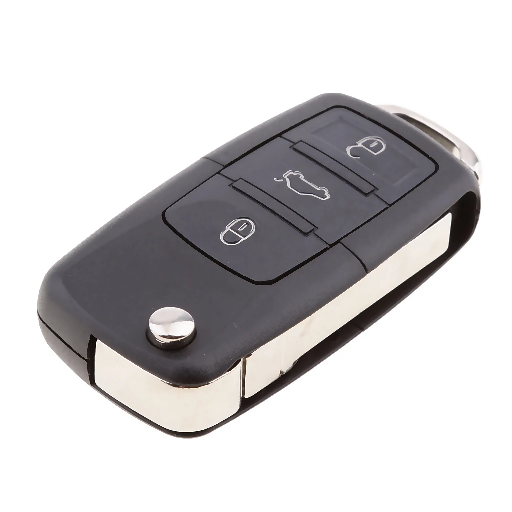 3 кнопочный дистанционный складной ключ для VW Passat 02 05 Golf 06 Polo 09|Защитный корпус