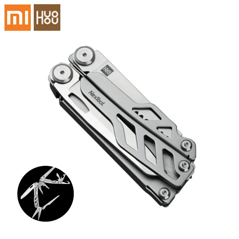 Xiaomi HuoHou многофункциональный нож Карманный складной из нержавеющей стали открывалка для бутылок Отвертка Плоскогубцы для охоты на открытом воздухе кемпинг