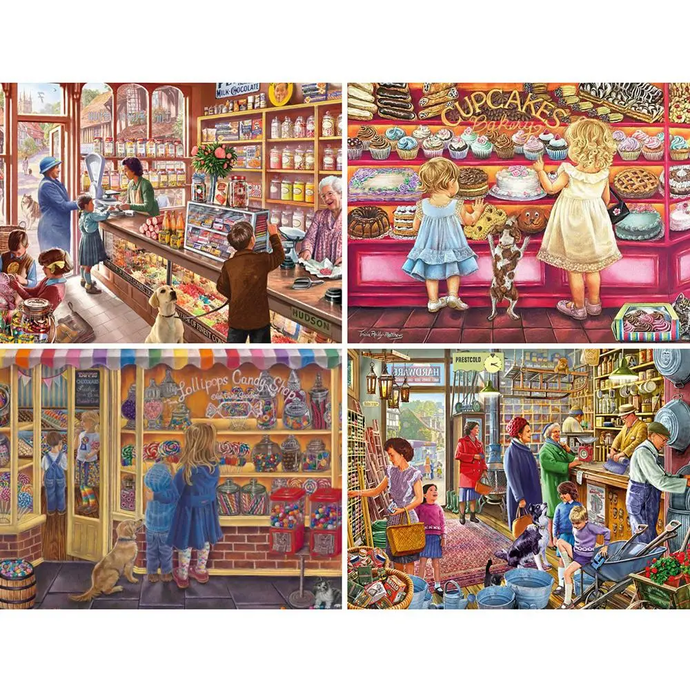 

DIY Painting By Numbers Candy Store Arcylic Colorful By Numbers Scenery Wall Art Oil Painting Hand Painted Gift Home Decoration