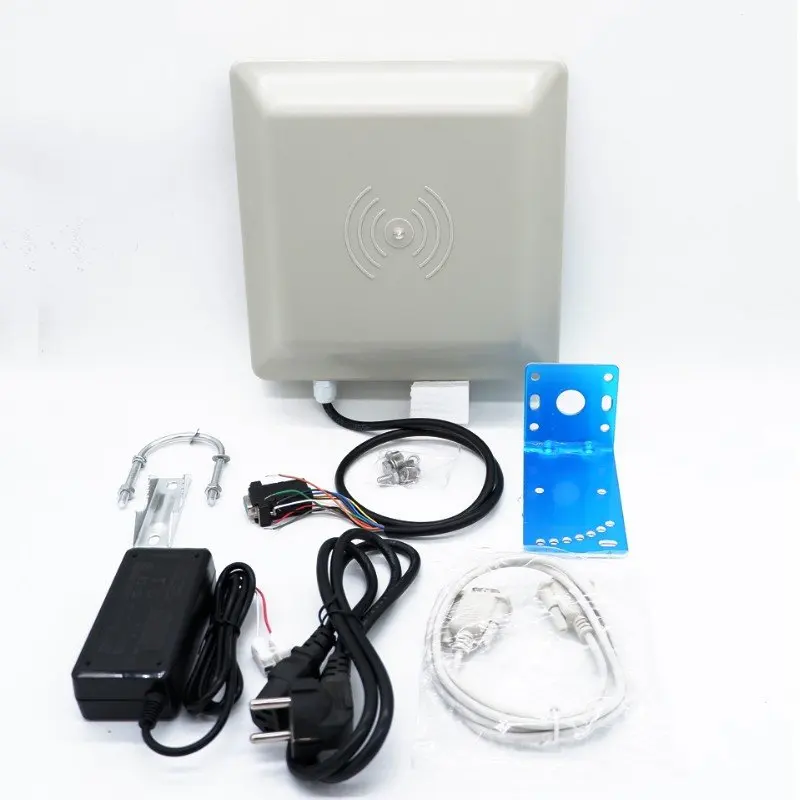 Best Quality Integrative UHF RFID card reader 6M long range 8dbi Antenna RS232/RS485/Wiegand of parking management system | Безопасность