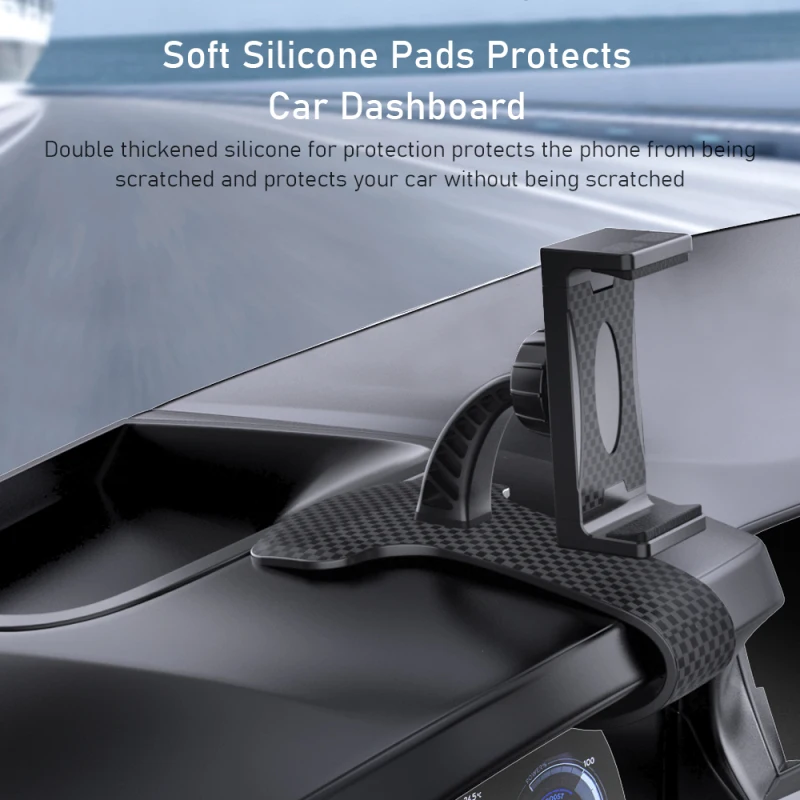 

360 Degrees Car Phone Holder Universal Smartphone Stands Car Rack Dashboard Support For Auto Grip Mobile Phone Fixed Bracket