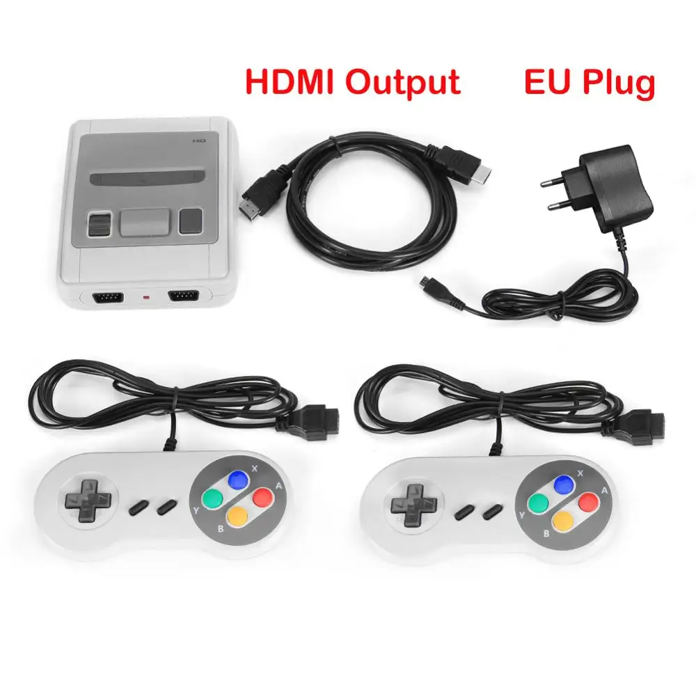 HDMI EU276664.01 Ретро Мини 8 бит видео игровая консоль AV выход портативный игровой плеер встроенный 621 классические игры видео игровая консоль рождественские подарки - Цвет: HDMI EU276664.01