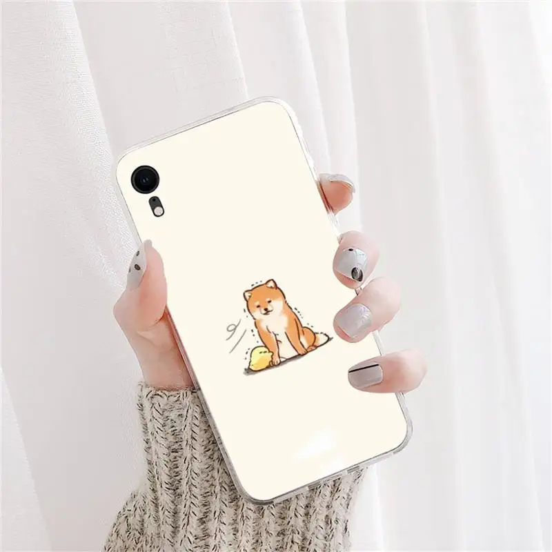 

Cute cartoon Shiba Inu Phone Case For iPhone X XS MAX 11 12 pro max 6 6s 7 7plus 8 8Plus 5 5S XR se 2020 case