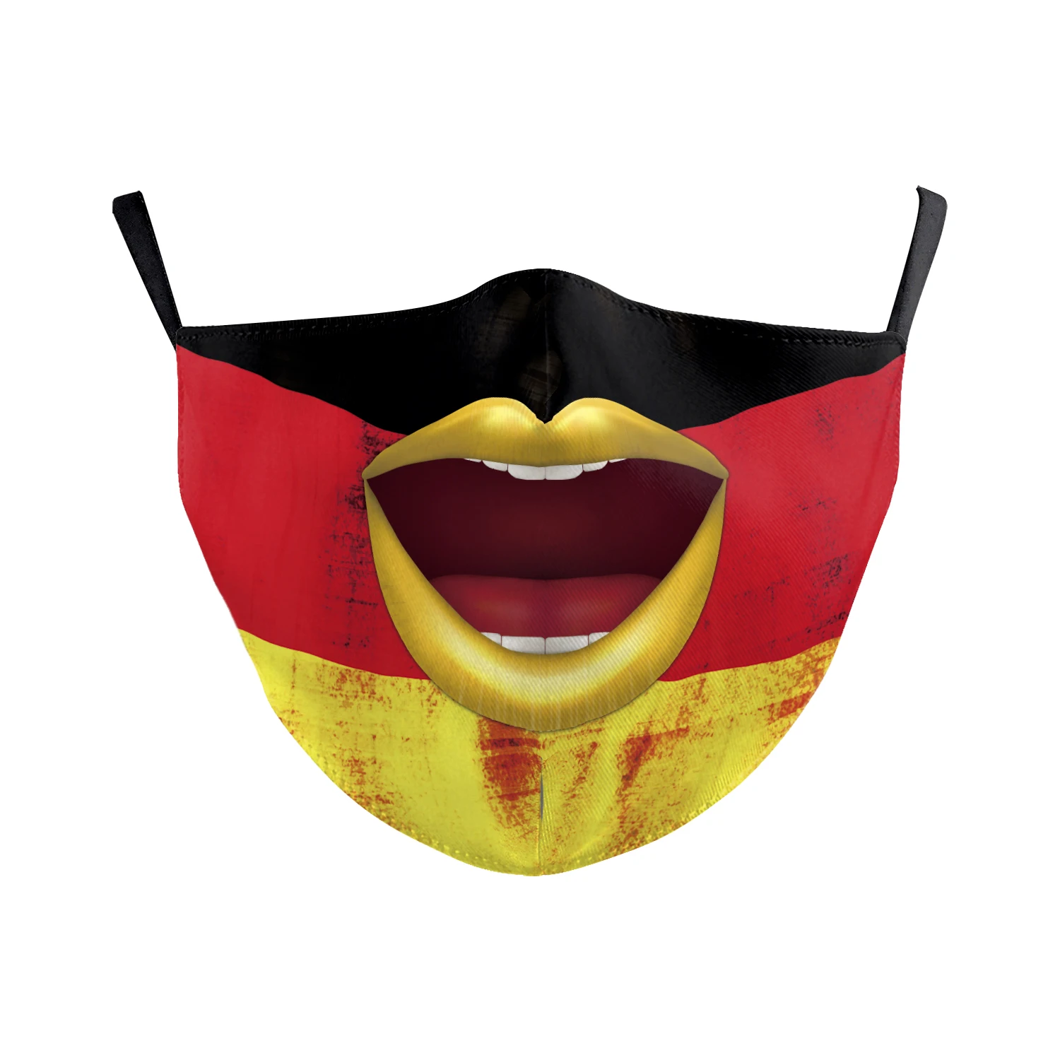 

Phantasy Face Mouth Cap National Flag Mask ES GE PT IT UK Printed Masks EURO 2021 CUP European Football Championship Masks