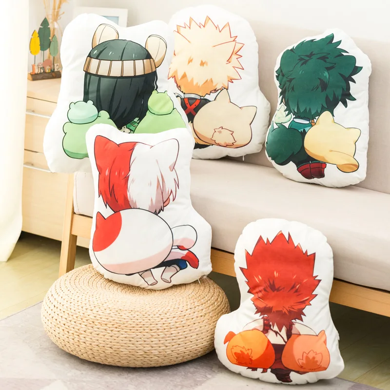 

50cm My Hero Academia Anime Plush Toys Pillow Boku Yoh Asakura Katsuki Bakugo Shoto Toooroki Dolls Cartoon Stuffed Cushions Gift
