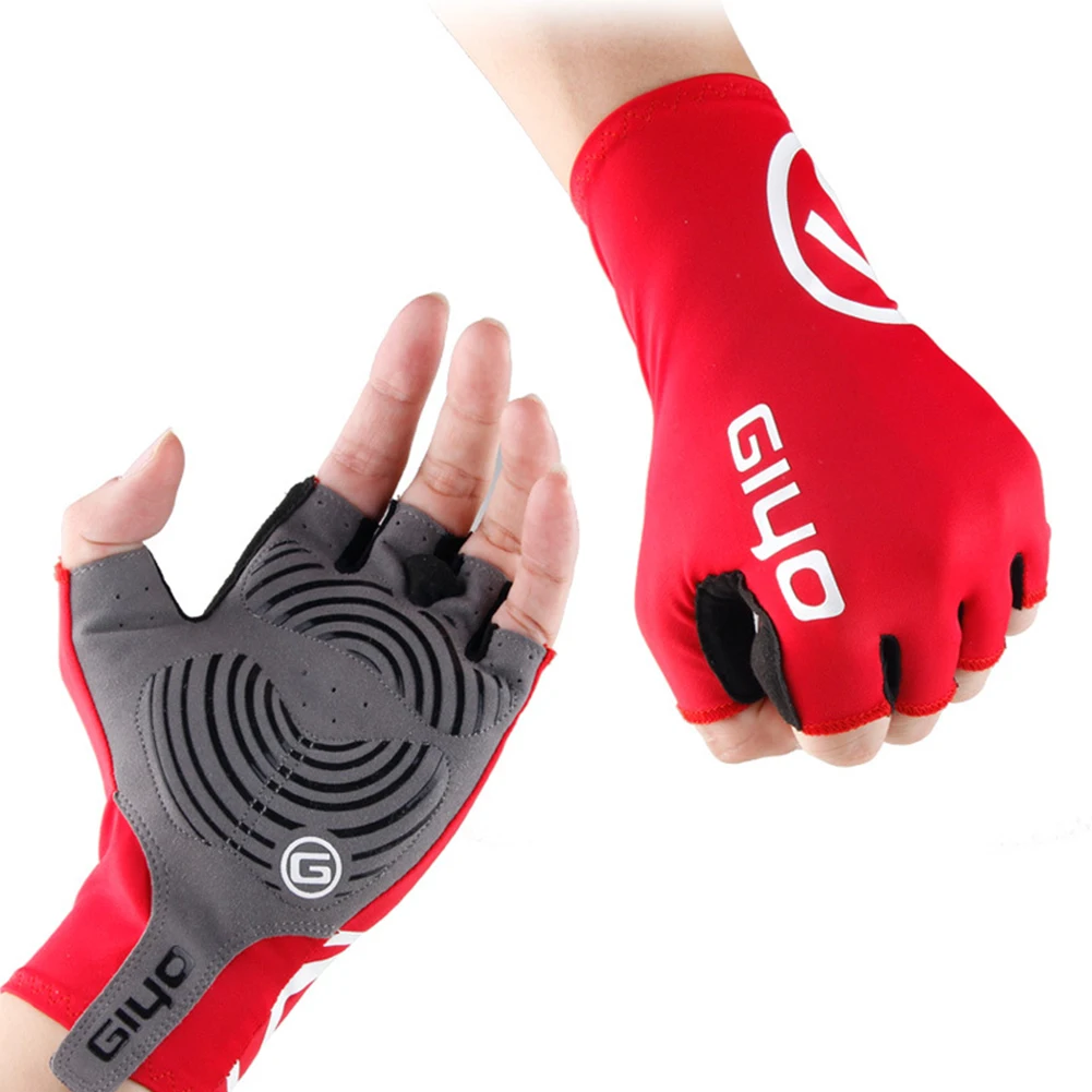 

Men Women Cycling Anti-slip Half Finger Gloves Breathable Shockproof Sports MTB Road Mountain Bike Bicycle Gloves Accessories
