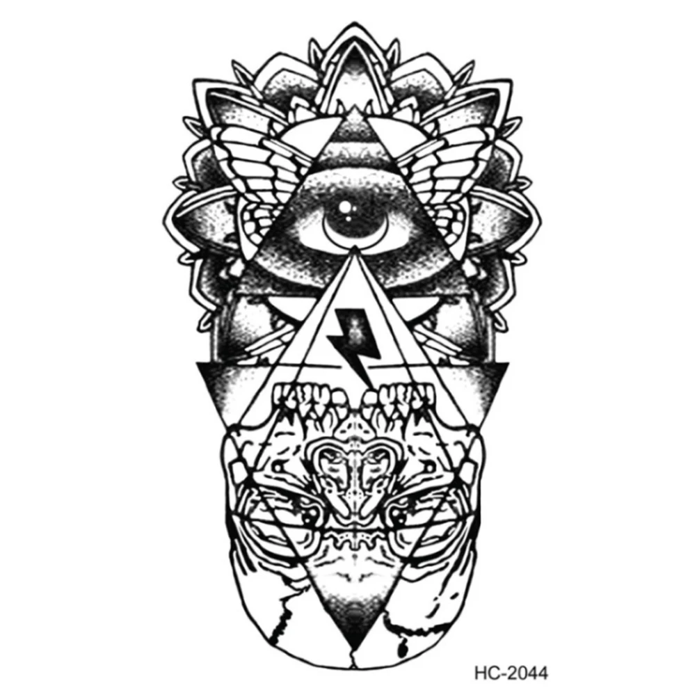 

Temporary Tattoos Eye of God Totem Waterproof Sticker Body Art Water Transfer Fake Tattoo Flash Stickers Skin Tags