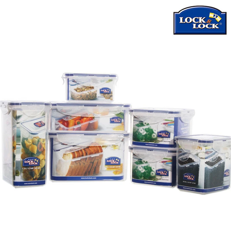 

Preservation box set sealed box seven - piece microwave oven lunch box plastic set HPL855S909