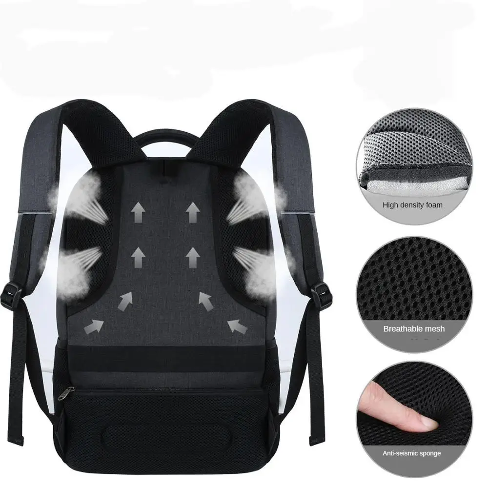 Мужской водонепроницаемый рюкзак из ткани Оксфорд с отделением для ноутбука| |