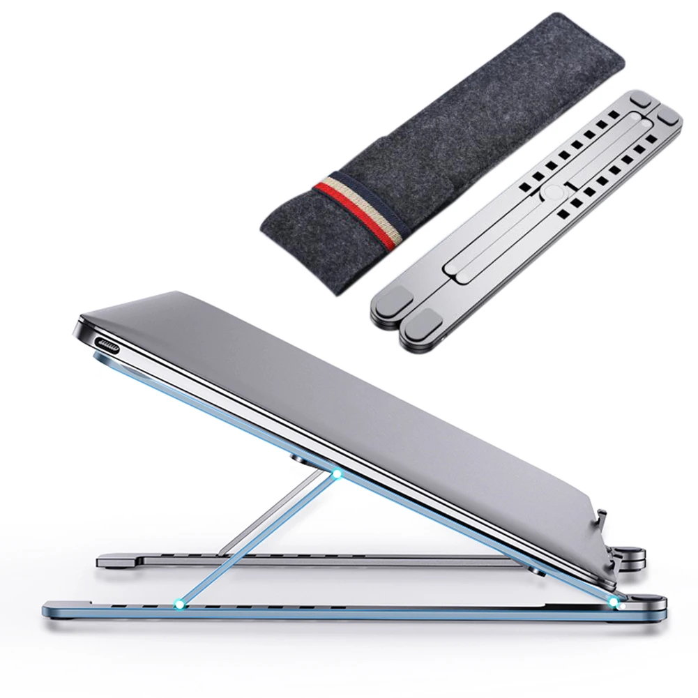 Охлаждающая стойка складной регулируемый угол алюминиевый сплав Настольный