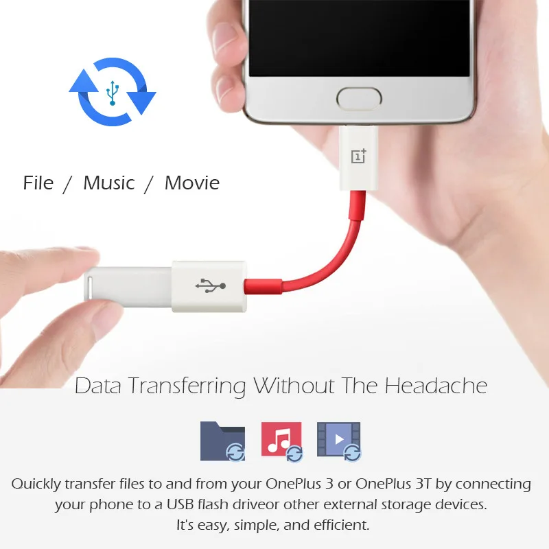 OnePlus Type C OTG USB кабель адаптер для передачи данных поддержка флеш-накопителя/U диск