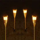 Светильник бамбуковый на солнечной батарее, IP65, 2 шт.лот