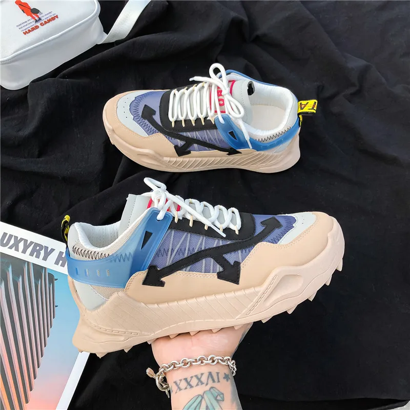 

Outdoor Sneakers Fashion summer shoes men casual air mesh shoes Trend lightweight breathable slip-on flats chaussure homme New