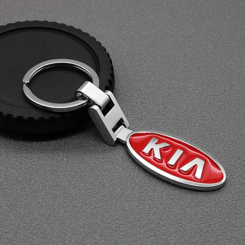 Автомобильный Стайлинг 3D металлический брелок для ключей KIA rio 3 4 cerato sportage ql optima 2018