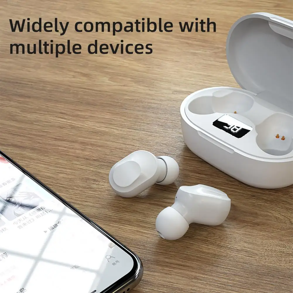 Беспроводные наушники-вкладыши с ИИ управлением шумоподавлением Мини Bluetooth 5 0