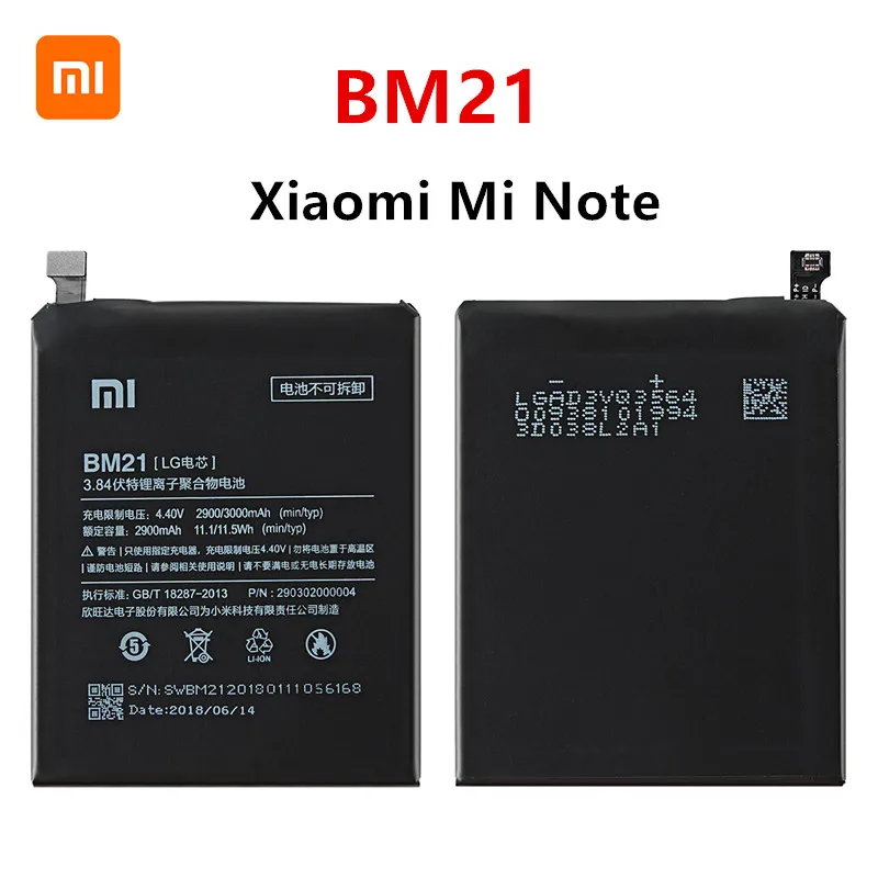 xiao mi 100 orginal bm21 3000mah battery for xiaomi mi note bm21 3gb ram 5 7 high quality phone replacement batteries tools free global shipping