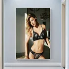 Настенный постер из шелковой ткани, сексуальная модель джюмерии ли, звездное искусство, украшение для дома, подарок