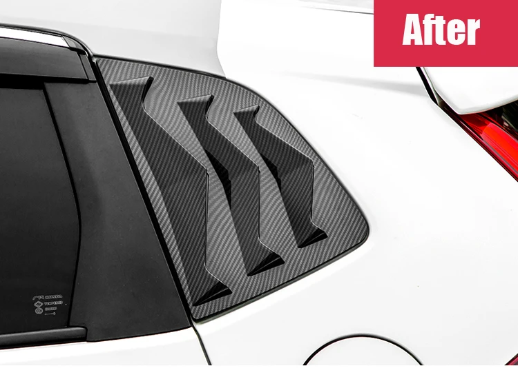 Задний спойлер из АБС-углеродного волокна боковая крышка отделка автомобильная