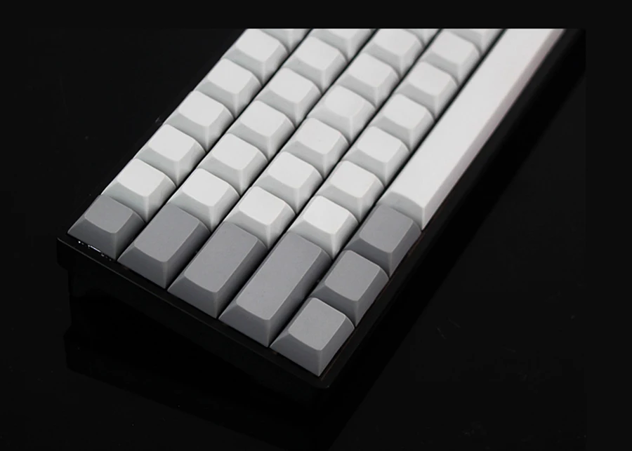NPKC DSA клавишные колпачки чистые PBT серые оффбелые цвета смешанные для