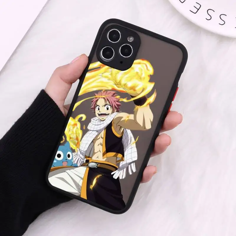 

FAIRY TAIL Phone Case Matte For iPhone 12 Mini 11 Pro XR XS Max 7 8 Plus X Hard PC Back Cover
