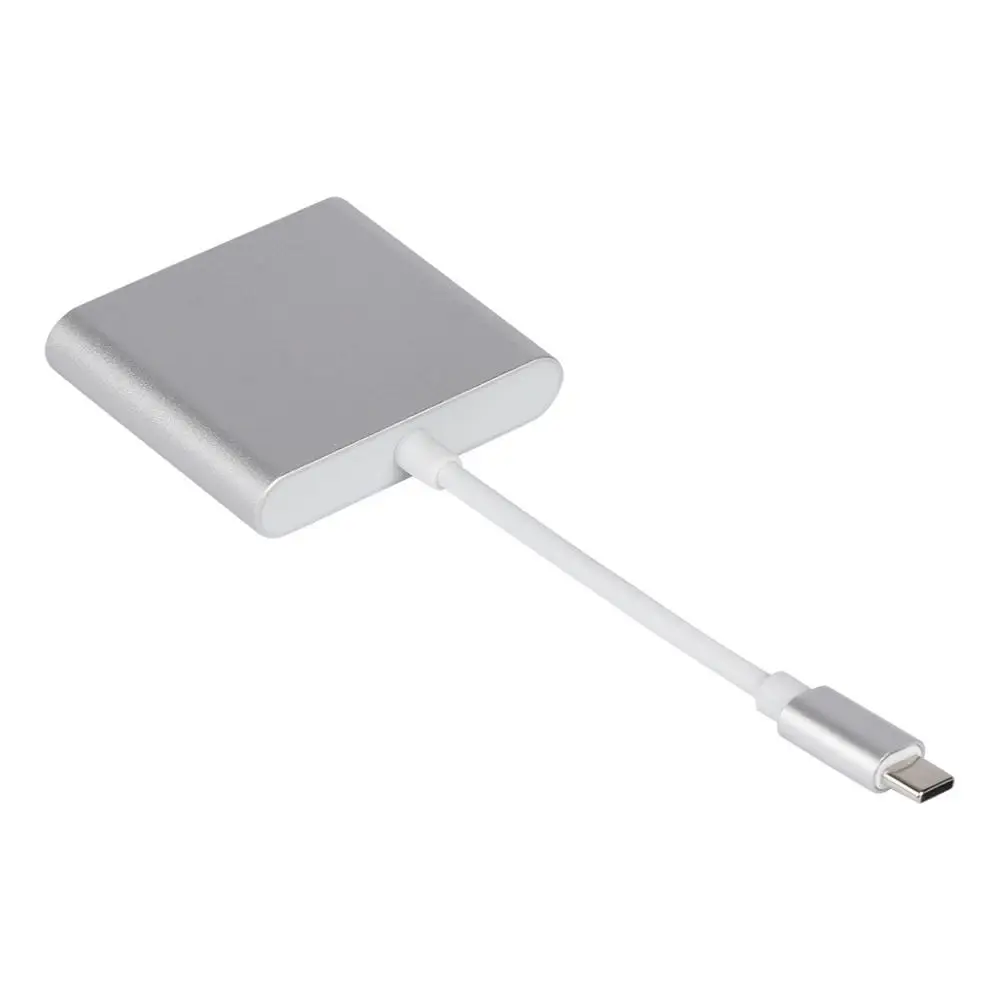Новый Тип C USB 3 1 до 4K HDMI USB3.0 адаптер в концентратор для Apple Macbook Серебряный/золотой