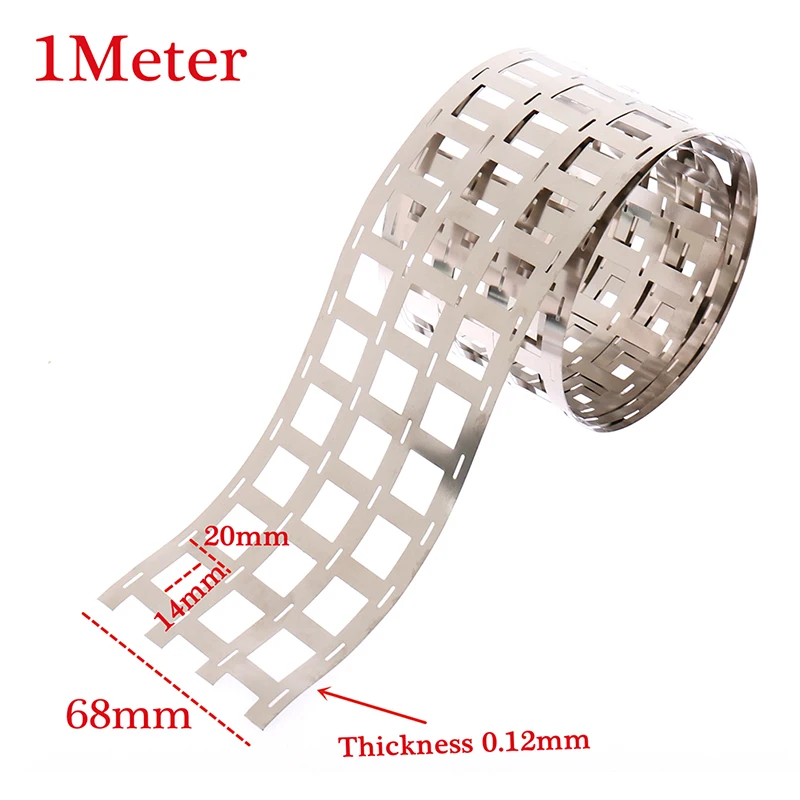 Полоса из чистого никеля 1 метр 4P 99.96% никелевая полоса высокой чистоты литий