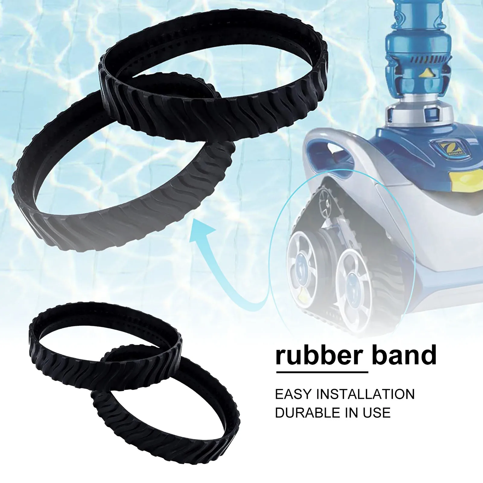 

Rubber Pool Cleaner Tire Track Wheel Band Track Replacement Parts For MX8 And For MX6 For Swimming Pool Accessories