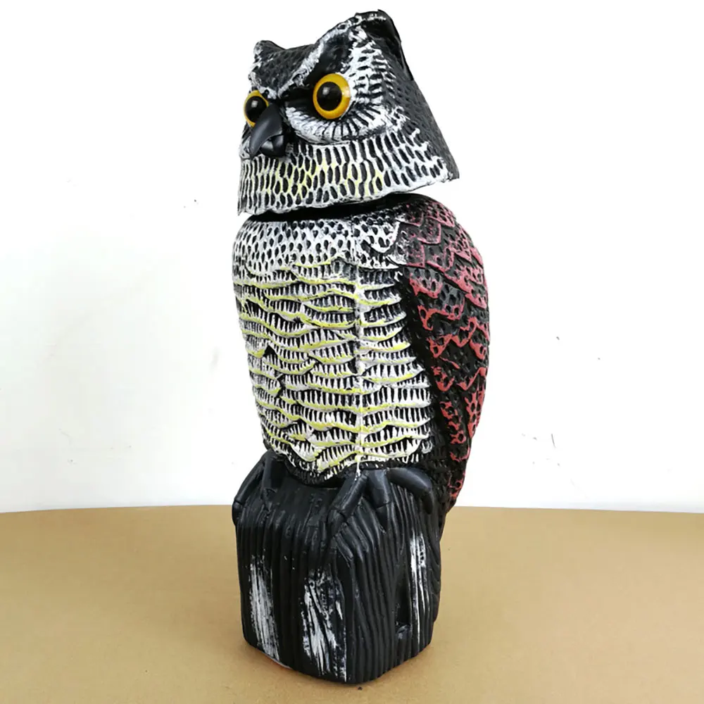 Поддельные Prowler Сова отпугиватель птиц бродяга манок защиты репеллент от