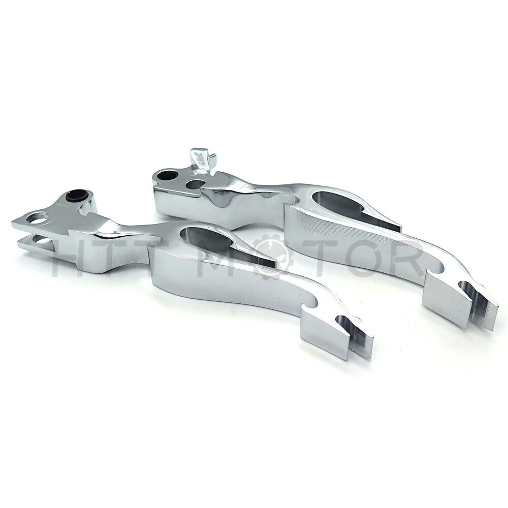 Aftermarket Бесплатная доставка Мотоцикл Запчасти сцепные Пламя Рычаг для Harley Davidson XL