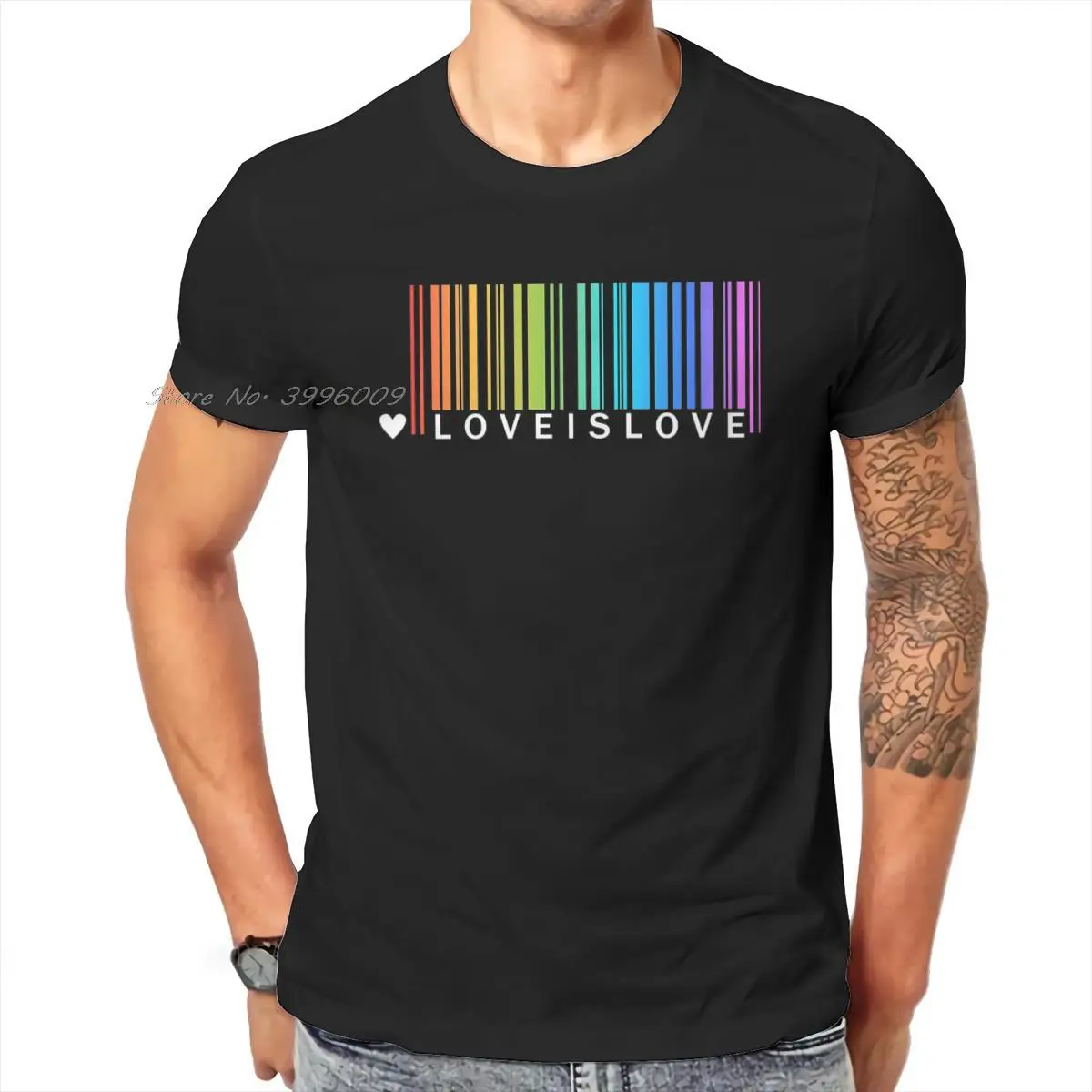 Футболка с надписью Love is Love-ЛГБТ Pride Rainbow винтажная Альтернативная футболка
