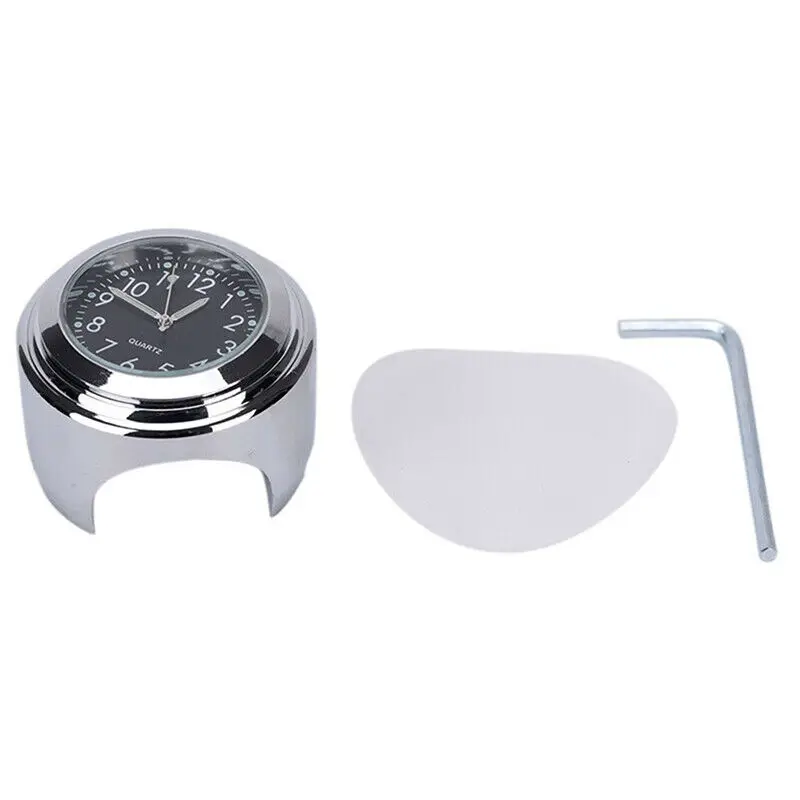 Часы на руль мотоцикла водонепроницаемые с креплением для скутера велосипеда