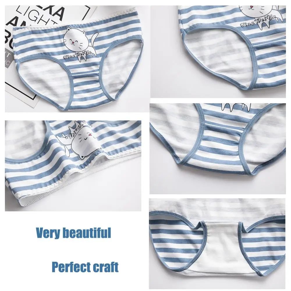 

New Panties Women Underwear Cotton Briefs Seamless Cueca Calcinhas Shorts Printing Underpants Girls Cute Panty Thong 1pieces